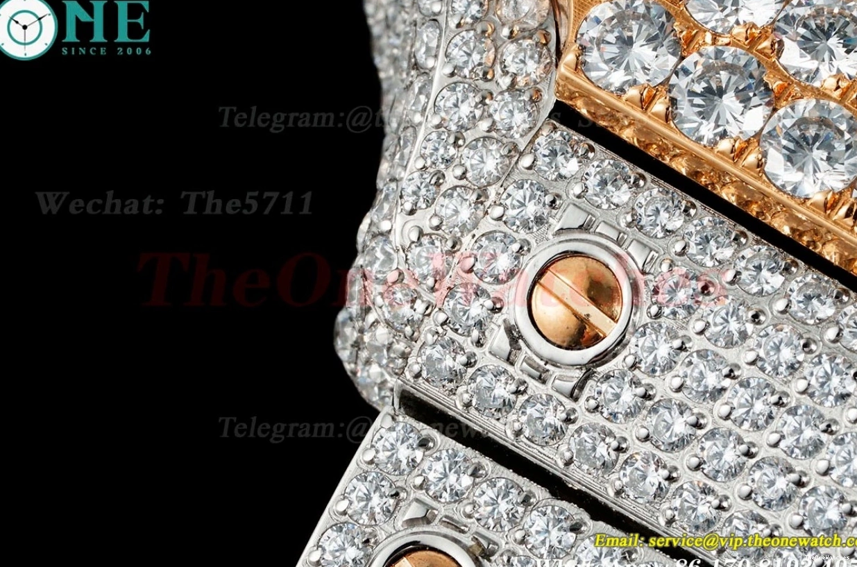 RG 40mm SS Red Santos MY9015 Mens SS Dial XL 100 AMG 0129